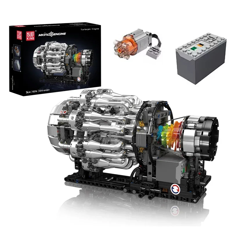 Model Kit Engine - Molde rei 10216 turbojete modelo de