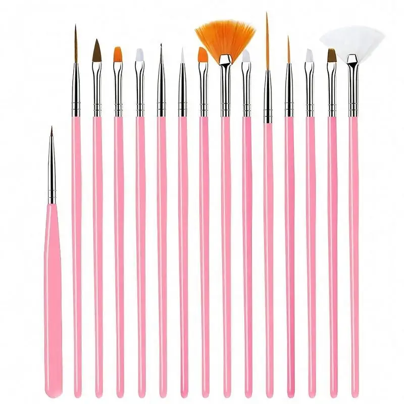 Paint Model Kit - Conjunto de 15 pincéis de pintura