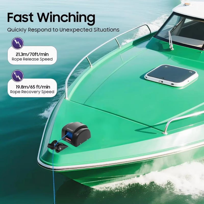 Guincho Elétrico de Âncora 12V - Model Kit Yacht avaliação e preço